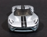 2017 Hot Wheels Nightburnerz 2017 Ford GT Silver Grey w/ Black Stripes Die Cast Toy Car Vehicle - Treasure Valley Antiques & Collectibles