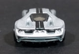 2017 Hot Wheels Nightburnerz 2017 Ford GT Silver Grey w/ Black Stripes Die Cast Toy Car Vehicle - Treasure Valley Antiques & Collectibles