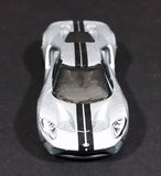 2017 Hot Wheels Nightburnerz 2017 Ford GT Silver Grey w/ Black Stripes Die Cast Toy Car Vehicle - Treasure Valley Antiques & Collectibles