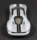 2017 Hot Wheels Nightburnerz 2017 Ford GT Silver Grey w/ Black Stripes Die Cast Toy Car Vehicle - Treasure Valley Antiques & Collectibles