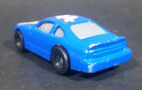 2000 Hot Wheels Racer Nascar #44 7/20 Blue Die Cast Toy Race Car Vehicle McDonald's Happy Meal - Treasure Valley Antiques & Collectibles