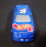2000 Hot Wheels Racer Nascar #44 7/20 Blue Die Cast Toy Race Car Vehicle McDonald's Happy Meal - Treasure Valley Antiques & Collectibles