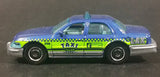 2016 Matchbox City 2006 Ford Crown Victoria LAX Taxi Blue Die Cast Toy Car Vehicle - Los Angeles Airport Taxi - Treasure Valley Antiques & Collectibles