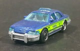 2016 Matchbox City 2006 Ford Crown Victoria LAX Taxi Blue Die Cast Toy Car Vehicle - Los Angeles Airport Taxi - Treasure Valley Antiques & Collectibles