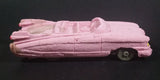 1950's Dream Machines Cadillac Eldorado Convertible Pink Car Sand Sculpture - Made in Canada - Treasure Valley Antiques & Collectibles