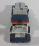 Vintage Tonka 061 GMC Semi Truck Big Rig Teal Blue & Silver Pressed Steel Toy Vehicle w/ Spoiler - Treasure Valley Antiques & Collectibles