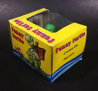 Vintage Funny Turtle Ceramic Like Non-Toxic Figure in Box - Made in Hong Kong - Treasure Valley Antiques & Collectibles