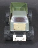 Vintage Tonka Grey and Army Green Combo Pull back Pickup Truck Made in Japan Pressed Steel Cab - Treasure Valley Antiques & Collectibles