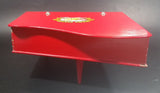 Vintage 1960s Beilei Red Wooden Baby Grand Piano Made in Shanghai, China - Treasure Valley Antiques & Collectibles