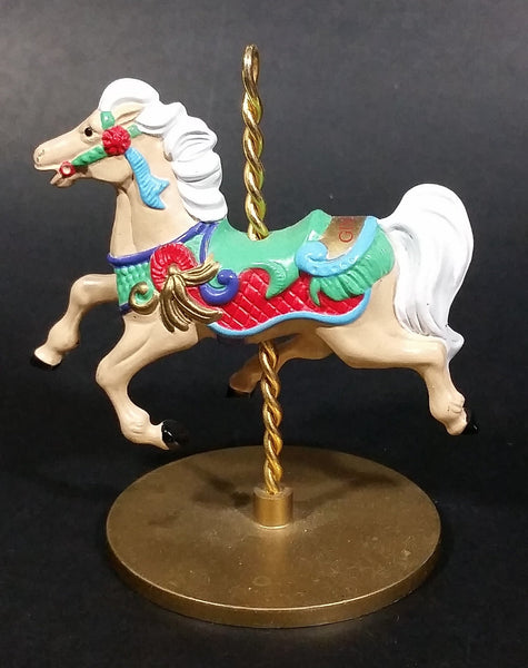 1989 Hallmark Cards 3" Carousel Horse "Ginger" 4/4 Decorative Christmas Ornament - Treasure Valley Antiques & Collectibles