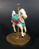 1989 Hallmark Cards 3" Carousel Horse "Ginger" 4/4 Decorative Christmas Ornament - Treasure Valley Antiques & Collectibles