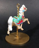 1989 Hallmark Cards 3" Carousel Horse "Ginger" 4/4 Decorative Christmas Ornament - Treasure Valley Antiques & Collectibles
