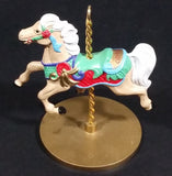 1989 Hallmark Cards 3" Carousel Horse "Ginger" 4/4 Decorative Christmas Ornament - Treasure Valley Antiques & Collectibles
