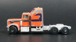 Vintage 1980s Yatming Kenworth Semi Tractor Truck Orange Die Cast Toy Car Vehicle - Treasure Valley Antiques & Collectibles