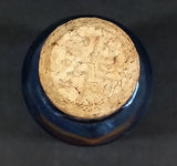 Antique Bromo-Seltzer Emerson Drug Co. 6" Light Cobalt Blue Corked Glass Medicine Bottle w/ Embossed Letters - Treasure Valley Antiques & Collectibles