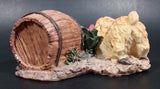 Two Puppy Dogs Being Curious and Playful with a Turtle Resin Decorative Ornament - Treasure Valley Antiques & Collectibles