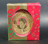 1995 American Greetings Elvis Presley 18K Gold Plated Hanging Christmas Tree Ornament New In Box - Treasure Valley Antiques & Collectibles