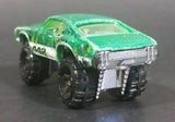 2010 Hot Wheels Attack Pack Olds 442 Metalflake Green Die Cast Lifted Toy Muscle Car Vehicle