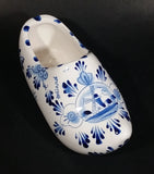 Delft Blue Holland Hand Painted Dutch Windmill Decor Ceramic Clog Shoe Ash Tray Numbered - Treasure Valley Antiques & Collectibles