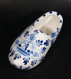 Delft Blue Holland Hand Painted Dutch Windmill Decor Ceramic Clog Shoe Ash Tray Numbered - Treasure Valley Antiques & Collectibles