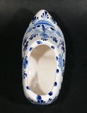 Delft Blue Holland Hand Painted Dutch Windmill Decor Ceramic Clog Shoe Ash Tray Numbered - Treasure Valley Antiques & Collectibles