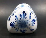 Delft Blue Holland Hand Painted Dutch Windmill Decor Ceramic Clog Shoe Ash Tray Numbered - Treasure Valley Antiques & Collectibles