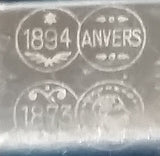 Vintage FR. Hotz Canadian Ace Red Painted Wooden and Metal Harmonica Instrument - Treasure Valley Antiques & Collectibles