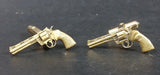 Vintage Collectible Colt Python 357 Gold Gun Cufflinks - Treasure Valley Antiques & Collectibles