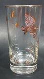 Set of 6 Vintage Libbey Canada Goose Geese Golden Rimmed 5" Drinking Tumbler Glasses - Treasure Valley Antiques & Collectibles