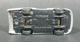 Vintage 1980s Welly Porsche Turbo #6 Silver Grey Die Cast Toy Race Car Vehicle - Made in Hong Kong - Treasure Valley Antiques & Collectibles