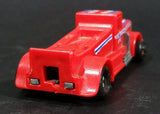 Vintage 1980 Kidco Burnin' Key Cars Red Semi Tractor Truck Drag Racing Rig Die Cast Toy Vehicle No Key - Treasure Valley Antiques & Collectibles
