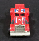 Vintage 1980 Kidco Burnin' Key Cars Red Semi Tractor Truck Drag Racing Rig Die Cast Toy Vehicle No Key - Treasure Valley Antiques & Collectibles