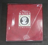 Peter Bates Limited Edition Blue White Flower Cameo in Black Hibiscus Pendant In Box - From The Miniature World of Peter Bates - Treasure Valley Antiques & Collectibles