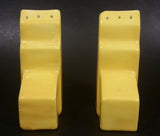 Vintage Saskatoon, Saskatchewan Yellow Ceramic Grain Elevators Salt & Pepper Shaker Set - Treasure Valley Antiques & Collectibles