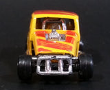 Vintage 1980s Zee Zylmex  '35 Chevy Hot Rod Black Yellow Orange P361 Die Cast Toy Race Car Vehicle 1/64 Scale - Treasure Valley Antiques & Collectibles