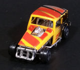 Vintage 1980s Zee Zylmex  '35 Chevy Hot Rod Black Yellow Orange P361 Die Cast Toy Race Car Vehicle 1/64 Scale - Treasure Valley Antiques & Collectibles