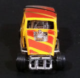 Vintage 1980s Zee Zylmex  '35 Chevy Hot Rod Black Yellow Orange P361 Die Cast Toy Race Car Vehicle 1/64 Scale - Treasure Valley Antiques & Collectibles