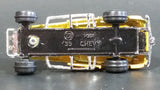 Vintage 1980s Zee Zylmex  '35 Chevy Hot Rod Black Yellow Orange P361 Die Cast Toy Race Car Vehicle 1/64 Scale - Treasure Valley Antiques & Collectibles