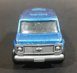 2009 Matchbox Service Center Chevy Van Custom Paint Works Metalflake Blue Die Cast Toy Car Vehicle