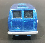 2009 Matchbox Service Center Chevy Van Custom Paint Works Metalflake Blue Die Cast Toy Car Vehicle