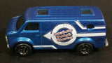 2009 Matchbox Service Center Chevy Van Custom Paint Works Metalflake Blue Die Cast Toy Car Vehicle