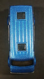 2009 Matchbox Service Center Chevy Van Custom Paint Works Metalflake Blue Die Cast Toy Car Vehicle