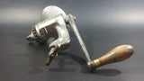 Antique 1899 Landers, Frary & Clark Cast Iron Universal Food Chopper No. 2 Hand Crank Wooden Handle - Treasure Valley Antiques & Collectibles