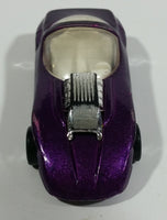 1993 Hot Wheels Silhouette II 5 DOT Wheels Metalflake Purple Die Cast Toy Car Vehicle