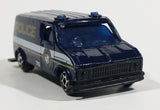 VHTF Vintage Golden Wheels Police Van Paddy Wagon 76 City of Golden Wheels Dark Blue Die Cast Toy Car Emergency Vehicle - Treasure Valley Antiques & Collectibles