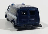 VHTF Vintage Golden Wheels Police Van Paddy Wagon 76 City of Golden Wheels Dark Blue Die Cast Toy Car Emergency Vehicle - Treasure Valley Antiques & Collectibles
