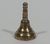 Vintage Collectible Miniature Tiny Little Brass Dinner Bell Ornament - Treasure Valley Antiques & Collectibles