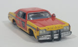 1998 Johnny Lightning 1974 Dodge Royal Monaco Taxi Cab Yellow Orange Die Cast Toy Car Vehicle - Treasure Valley Antiques & Collectibles