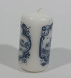 Delft Blue Holland Windmill Decor 3" Tall Wax Candle Unused - Like New - Treasure Valley Antiques & Collectibles