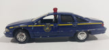 1996 Road Champs Chevrolet Caprice New York State Police State Trooper Dark Blue 1/43 Scale Die Cast Toy Car Emergency Vehicle - Treasure Valley Antiques & Collectibles